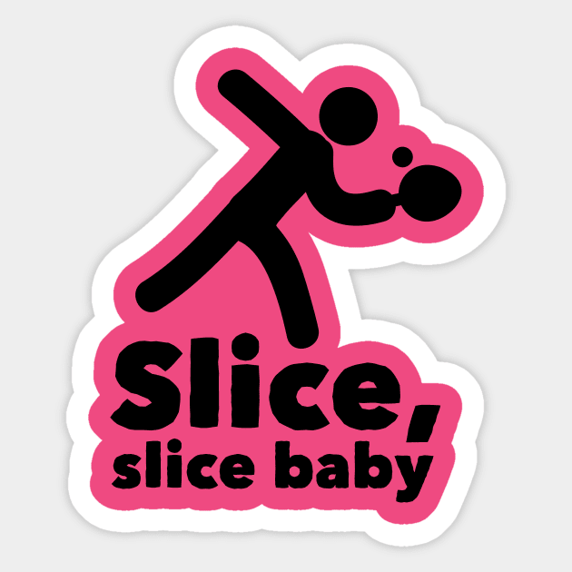 Slice baby (black) Sticker by nektarinchen